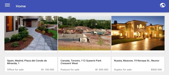 PG Real Estate Android