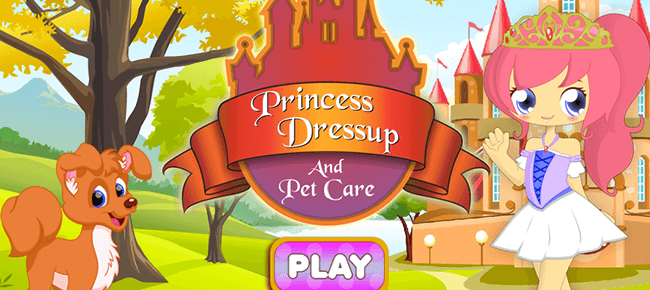 Princess Dressup/Pet Care