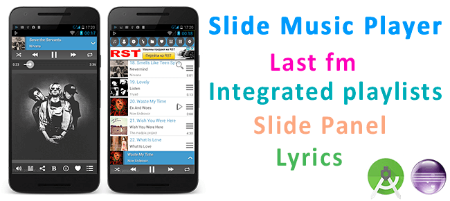 Slide Music Player