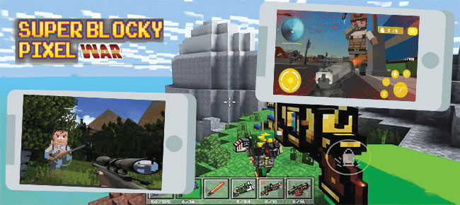 Super Blocky Pixel War