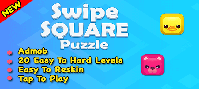 Swipe Square Puzzle