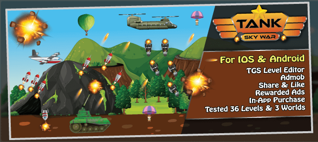 Tank Sky War Unity Game