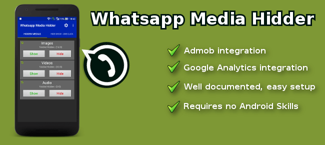 Whatsapp Media Hidder