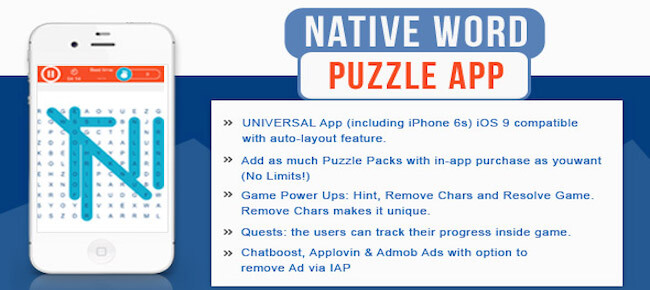 Word Search Puzzle App
